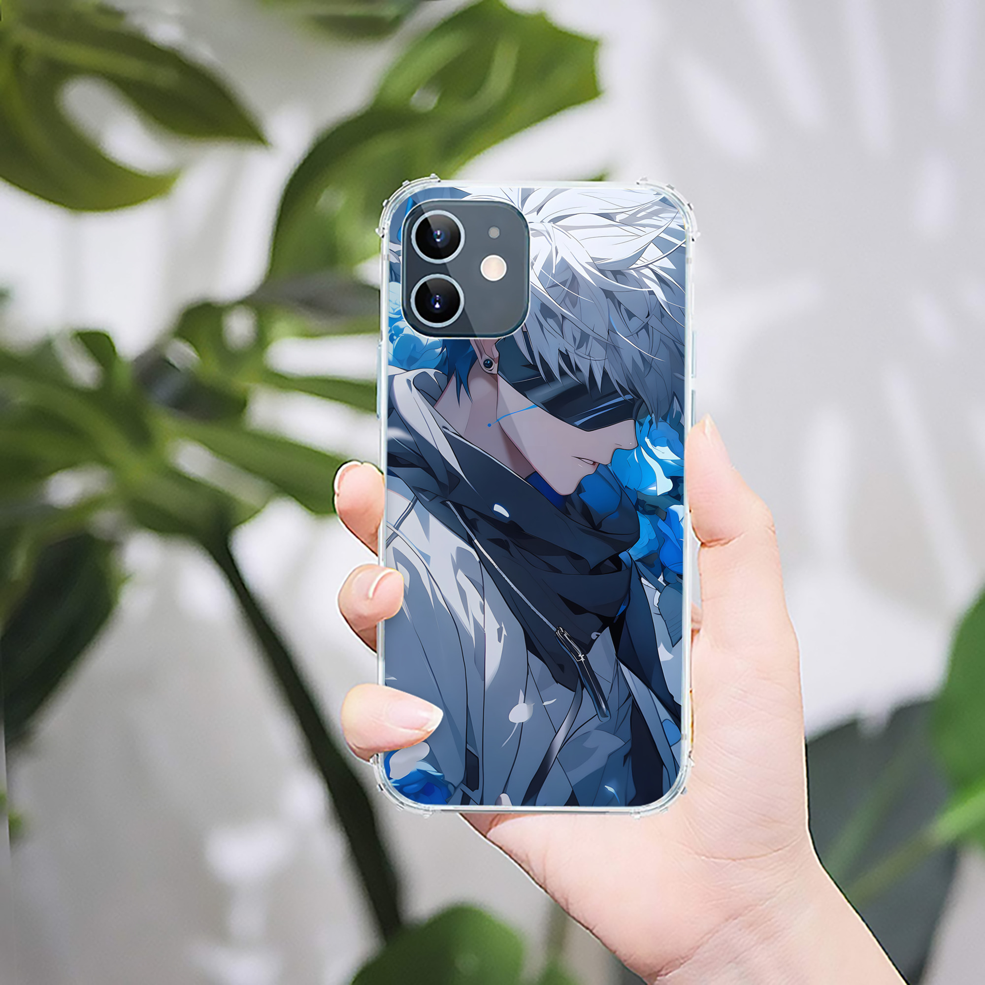 （画像用） 呪術廻戦 Jujutsu Kaisen 【iPhone 12シリーズ対応】透明スマホケース（クリアソフトケース）